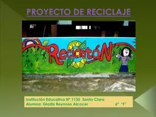 proyecto de reciclaje