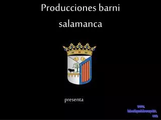 Producciones barni salamanca