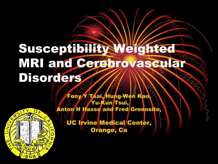 susceptibility weighted mri and cerebrovascular disorders