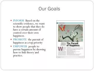 our goals