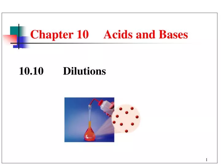 chapter 10 acids and bases