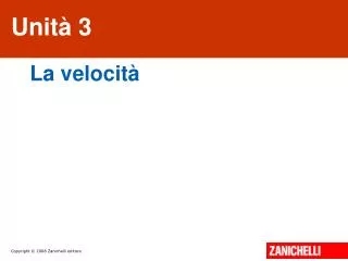 la velocit