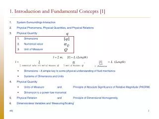1. Introduction and Fundamental Concepts [1]