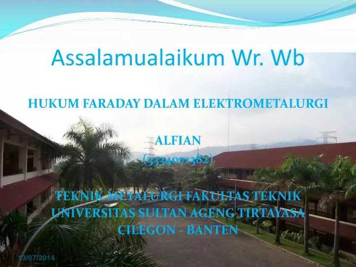 assalamualaikum wr wb