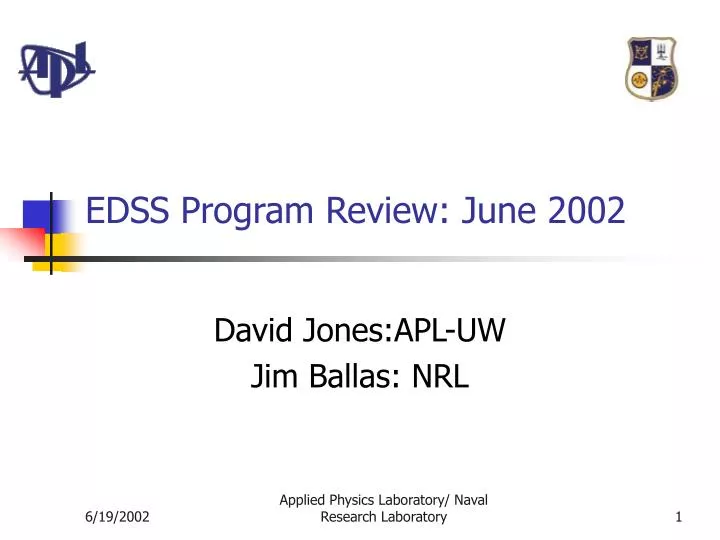 edss program review june 2002