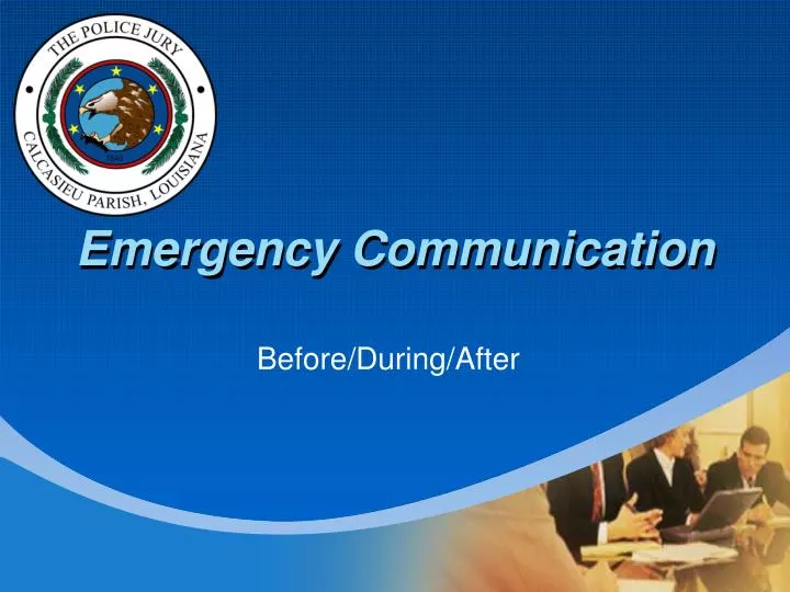 emergency communication