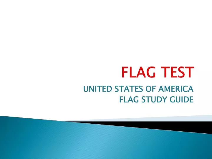 flag test