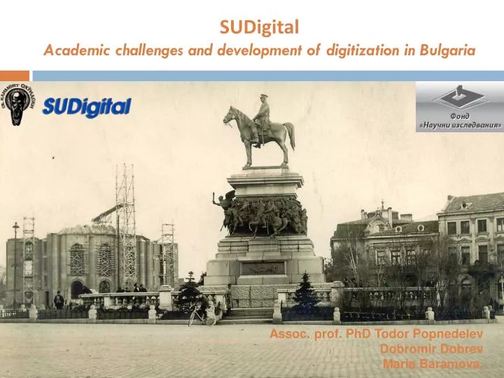 sudigital academic challenges and development of digitization in bulgaria