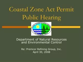 Coastal Zone Act Permit Public Hearing