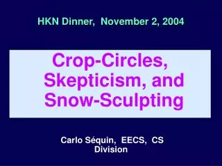 HKN Dinner, November 2, 2004