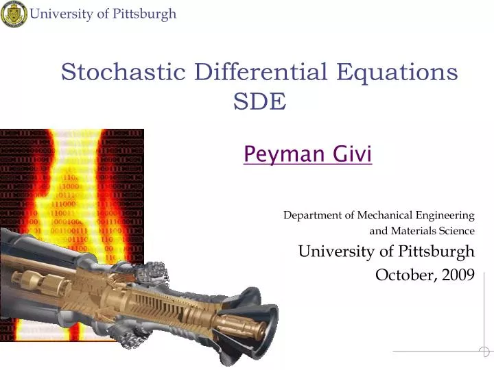 stochastic differential equations sde