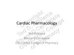 Cardiac Pharmacology - slide 1