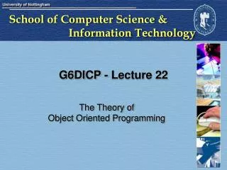 G6DICP - Lecture 22