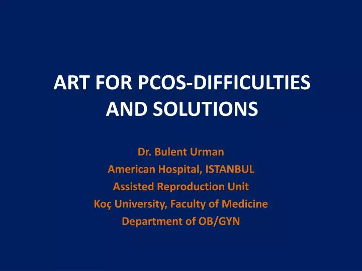 art for pcos difficulties and solutions