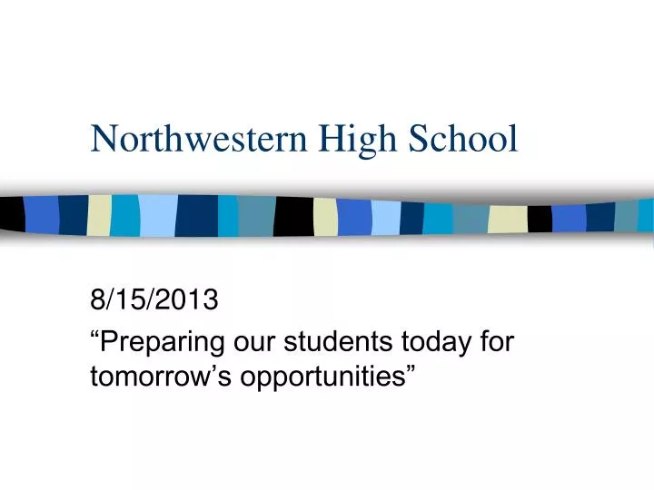 northwestern high school