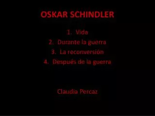 oskar schindler