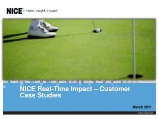 NICE Real-Time Impact – Customer Case Studies