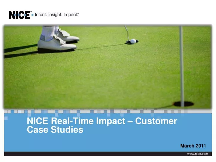 nice real time impact customer case studies