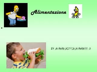 Alimentazione