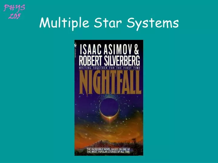 multiple star systems