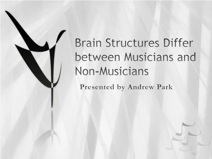 brain structures differ between musicians and non musicians