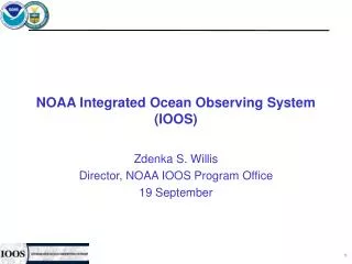 NOAA Integrated Ocean Observing System (IOOS)