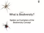 Chapter 1 What is Biodiversity? - slide 1