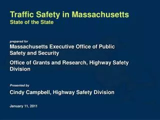 Traffic Safety in Massachusetts
