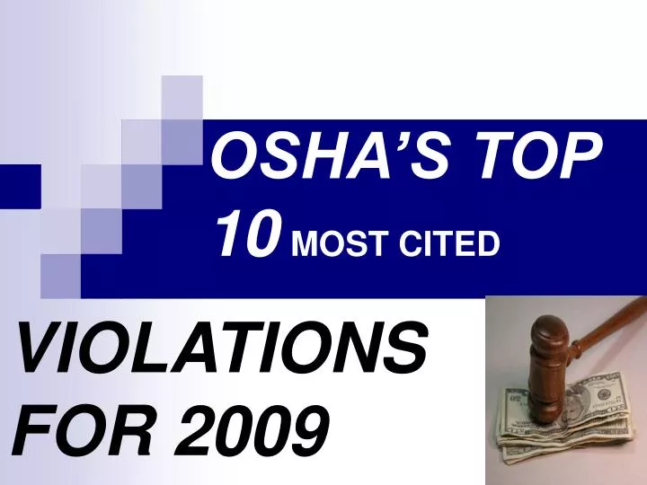 osha s top 10 most cited