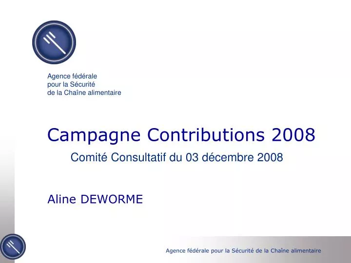 campagne contributions 2008
