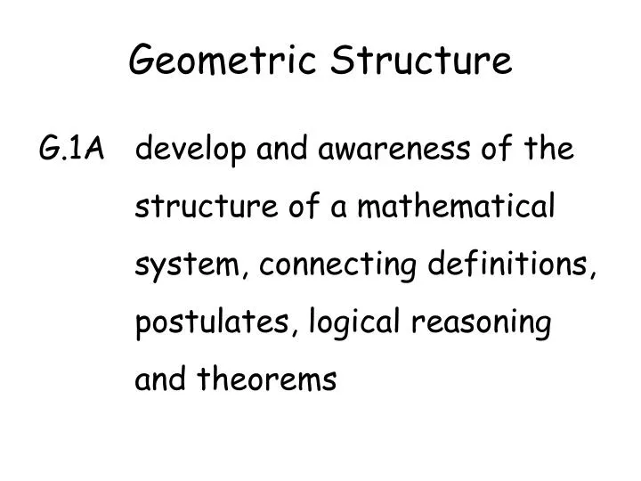 geometric structure