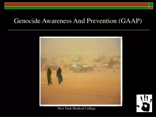 Genocide Awareness And Prevention (GAAP)