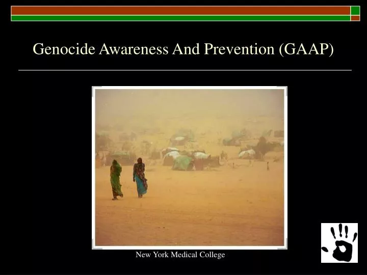 genocide awareness and prevention gaap
