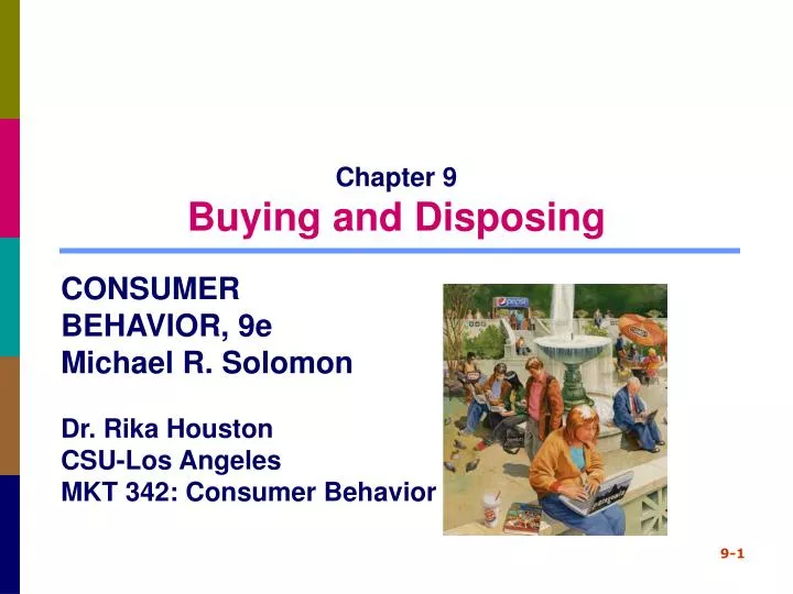 chapter 9 buying and disposing