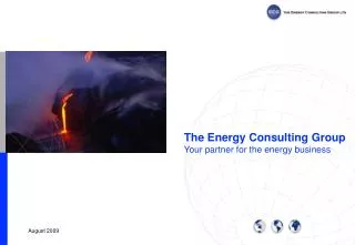 The Energy Consulting Group Your partner for the energy business