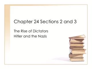 Chapter 24 Sections 2 and 3