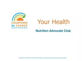 your health