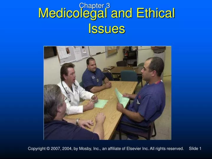 medicolegal and ethical issues