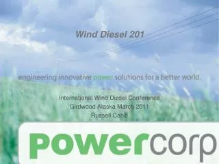 Wind Diesel 201