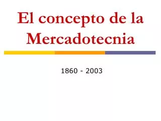 el concepto de la mercadotecnia