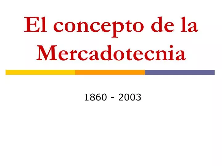 el concepto de la mercadotecnia