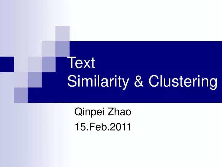 text similarity clustering