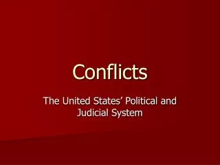 Conflicts