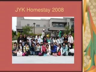 JYK Homestay 2008