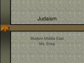 Judaism