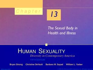 The Sexual Body in Health and Illness