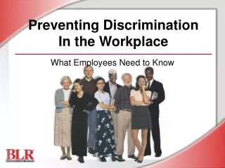 Preventing Discrimination In the Workplace