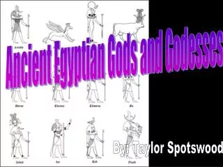 Ancient Egyptian Gods and Godesses