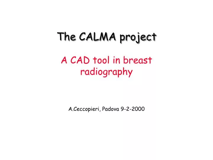 the calma project