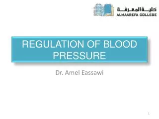 Regulation of Blood Pressure